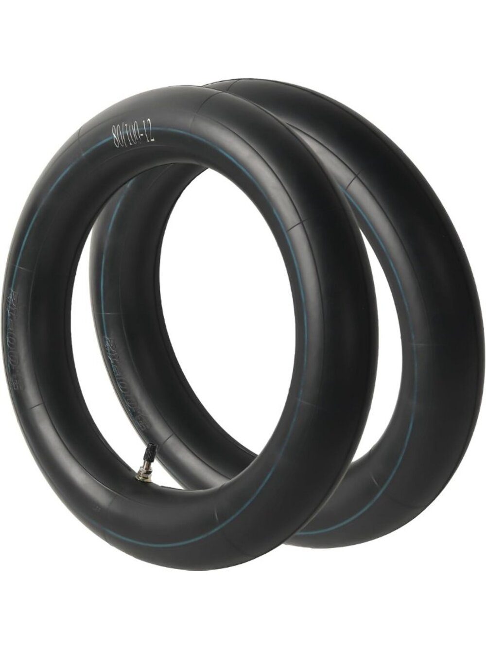 Heavy Duty 80/100-12 Dirt Bike Inner Tubes - 2-Pack, TR4 Valve, Standard